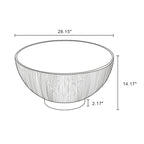 Table basse capitonnée Manhattan Comfort Modern Anderson