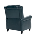 Fauteuil inclinable moderne à assise rembourrée et revêtement en cuir PU