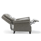 Fauteuil inclinable moderne à assise rembourrée et revêtement en cuir PU