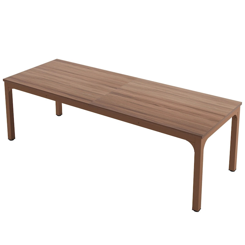 Bureau double extra long de 200 cm (78,74 pouces) pour 2 personnes, idéal pour le bureau à domicile