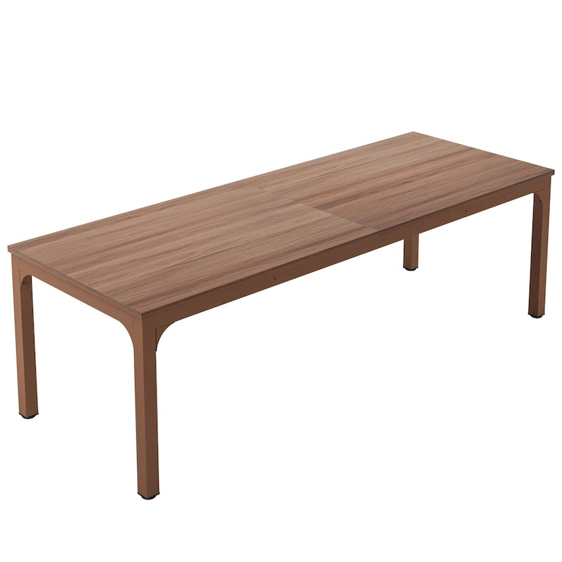 Bureau double extra long de 200 cm (78,74 pouces) pour 2 personnes, idéal pour le bureau à domicile