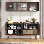 Buffet de cuisine de 140 cm avec rangement et portes - Non disponible