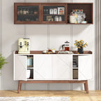 Buffet de cuisine de 140 cm avec rangement et portes - Non disponible