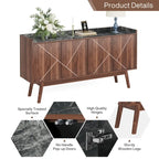 Buffet de cuisine de 140 cm avec rangement et portes - Non disponible
