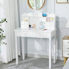 Bureau avec port USB, bureau de bureau à domicile avec 7 tiroirs