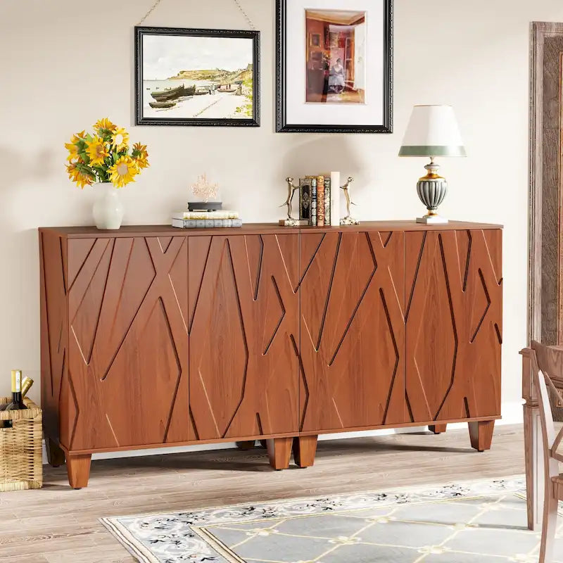 Buffet de 140 cm avec rangement pour cuisine et salle à manger
