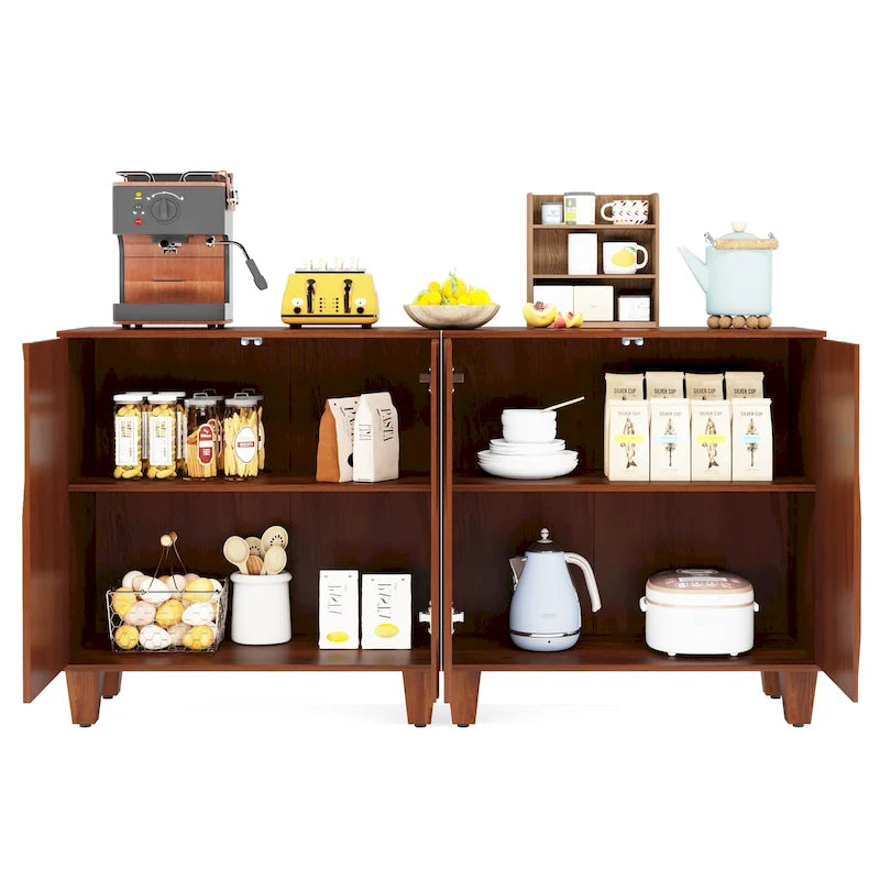 Buffet de 140 cm avec rangement pour cuisine et salle à manger