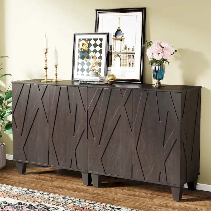 Buffet de 140 cm avec rangement pour cuisine et salle à manger