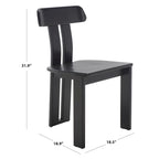 SAFAVIEH Chaise de salle à manger en bois Twila - 19 L x 19 P x 32 H - 19 L x 19 P x 32 H