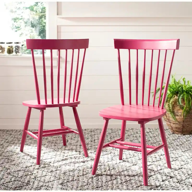 Chaises de salle à manger SAFAVIEH Suhair Spindle style ferme (lot de 2) - 52 x 53 x 91 cm - 53 cm (L) x 53 cm (P) x 91 cm (H)