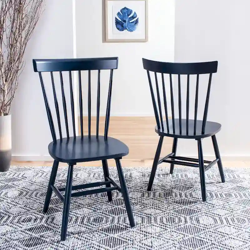 Chaises de salle à manger SAFAVIEH Suhair Spindle style ferme (lot de 2) - 52 x 53 x 91 cm - 53 cm (L) x 53 cm (P) x 91 cm (H)