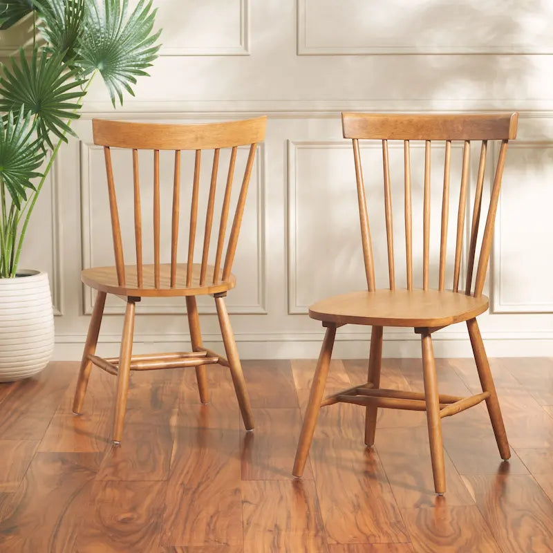 Chaises de salle à manger SAFAVIEH Suhair Spindle style ferme (lot de 2) - 52 x 53 x 91 cm - 53 cm (L) x 53 cm (P) x 91 cm (H)