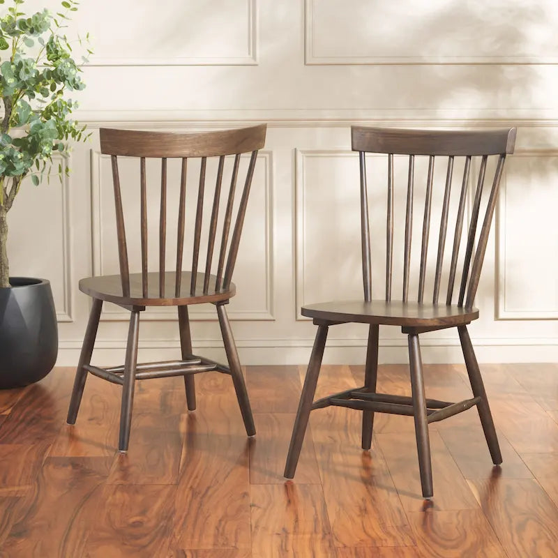 Chaises de salle à manger SAFAVIEH Suhair Spindle style ferme (lot de 2) - 52 x 53 x 91 cm - 53 cm (L) x 53 cm (P) x 91 cm (H)