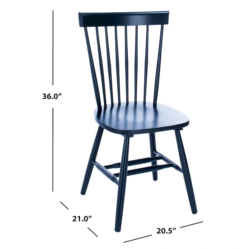 Chaises de salle à manger SAFAVIEH Suhair Spindle style ferme (lot de 2) - 52 x 53 x 91 cm - 53 cm (L) x 53 cm (P) x 91 cm (H)
