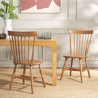 Chaises de salle à manger SAFAVIEH Suhair Spindle style ferme (lot de 2) - 52 x 53 x 91 cm - 53 cm (L) x 53 cm (P) x 91 cm (H)