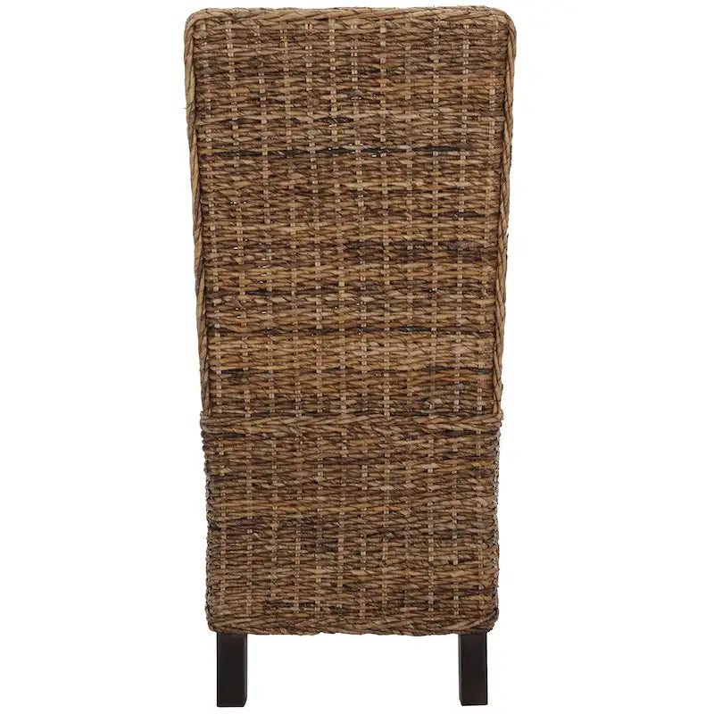 Chaises de salle à manger SAFAVIEH Candy en osier naturel (lot de 2) - 48 cm L x 56 cm P x 104 cm H