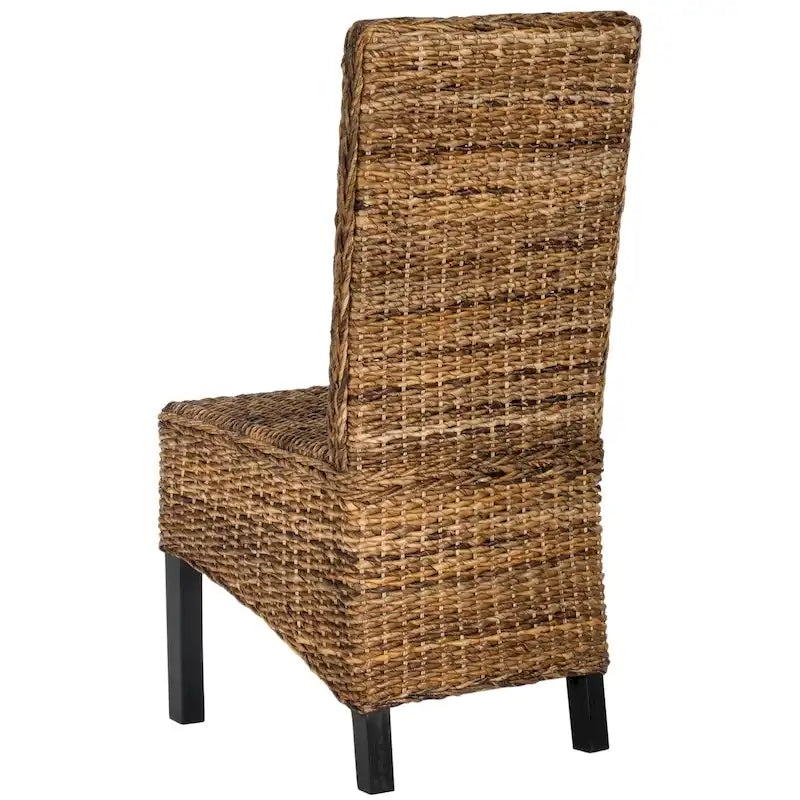 Chaises de salle à manger SAFAVIEH Candy en osier naturel (lot de 2) - 48 cm L x 56 cm P x 104 cm H