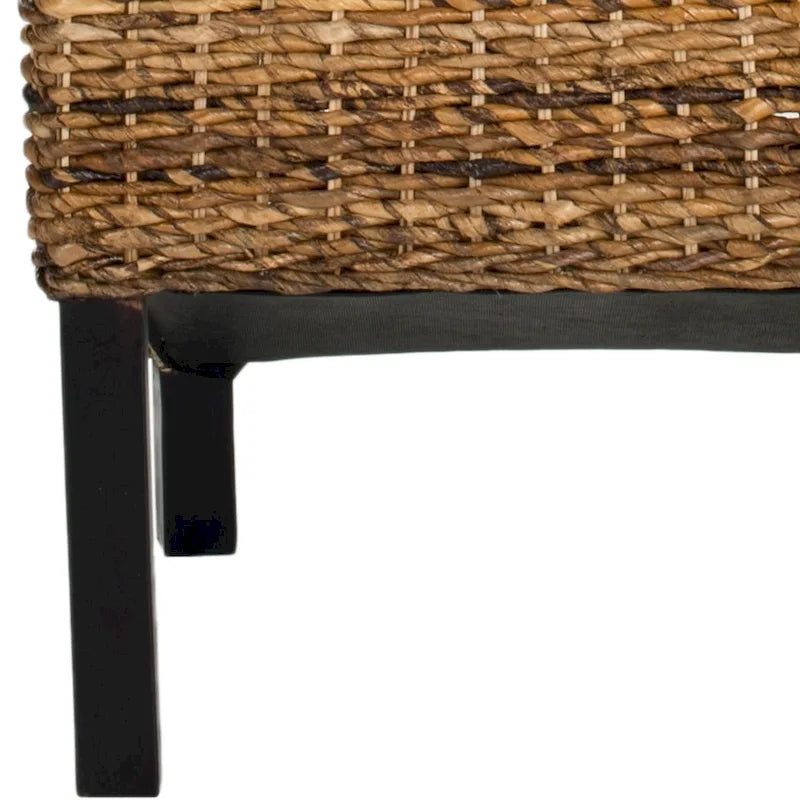 Chaises de salle à manger SAFAVIEH Candy en osier naturel (lot de 2) - 48 cm L x 56 cm P x 104 cm H