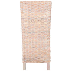 Chaises de salle à manger SAFAVIEH Candy en osier naturel (lot de 2) - 48 cm L x 56 cm P x 104 cm H