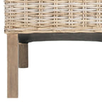 Chaises de salle à manger SAFAVIEH Candy en osier naturel (lot de 2) - 48 cm L x 56 cm P x 104 cm H