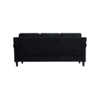 Canapé capitonné Raelynn - Canapé moderne et abordable en microfibre pour petits espaces, salon, chambre