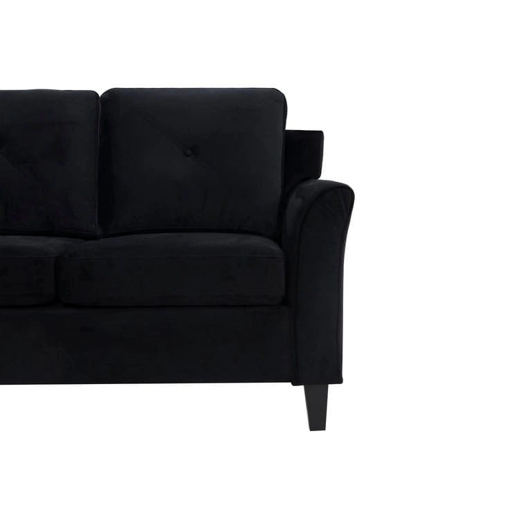 Canapé capitonné Raelynn - Canapé moderne et abordable en microfibre pour petits espaces, salon, chambre