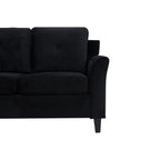 Canapé capitonné Raelynn - Canapé moderne et abordable en microfibre pour petits espaces, salon, chambre