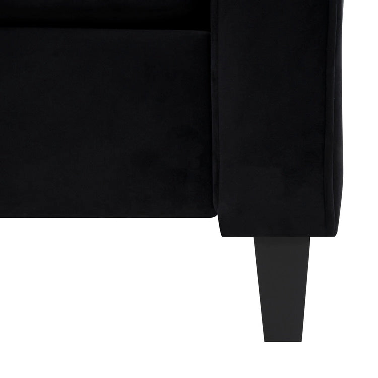 Canapé capitonné Raelynn - Canapé moderne et abordable en microfibre pour petits espaces, salon, chambre