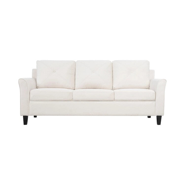 Canapé capitonné Raelynn - Canapé moderne et abordable en microfibre pour petits espaces, salon, chambre