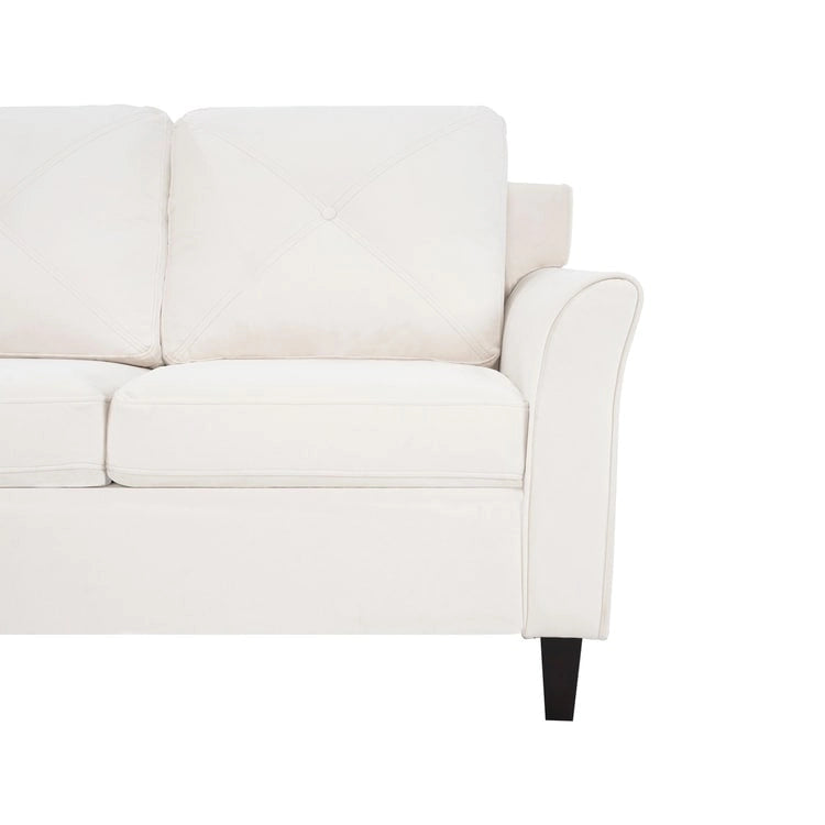 Canapé capitonné Raelynn - Canapé moderne et abordable en microfibre pour petits espaces, salon, chambre