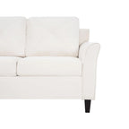 Canapé capitonné Raelynn - Canapé moderne et abordable en microfibre pour petits espaces, salon, chambre