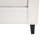 Canapé capitonné Raelynn - Canapé moderne et abordable en microfibre pour petits espaces, salon, chambre