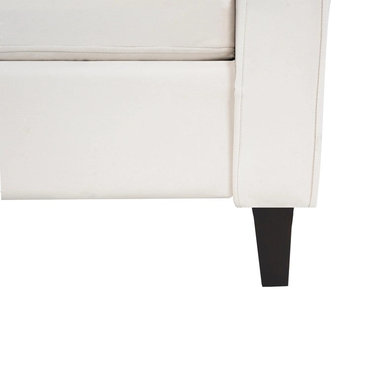 Canapé capitonné Raelynn - Canapé moderne et abordable en microfibre pour petits espaces, salon, chambre
