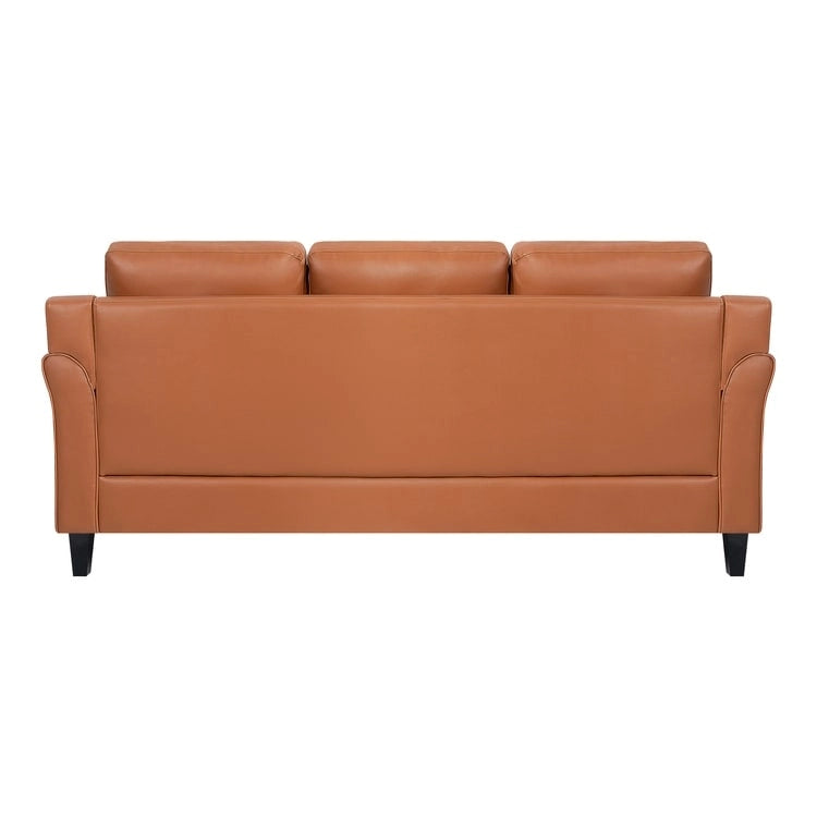 Canapé capitonné Raelynn - Canapé moderne et abordable en microfibre pour petits espaces, salon, chambre