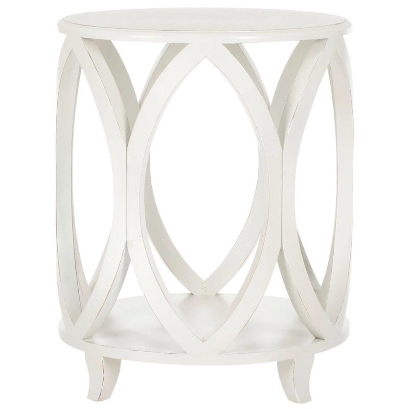 SAFAVIEH Table d'appoint en cuir - 20Lx20Px25H