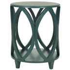 SAFAVIEH Table d'appoint en cuir - 20Lx20Px25H
