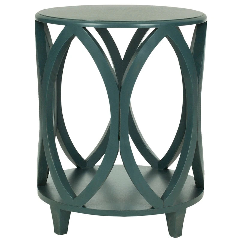 SAFAVIEH Table d'appoint en cuir - 20Lx20Px25H
