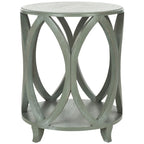 SAFAVIEH Table d'appoint en cuir - 20Lx20Px25H