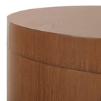 Table basse ronde SAFAVIEH Ioana avec plateau et rangement - 58,4 cm (L) x 58,4 cm (P) x 33 cm (H)