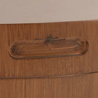 Table basse ronde SAFAVIEH Ioana avec plateau et rangement - 58,4 cm (L) x 58,4 cm (P) x 33 cm (H)