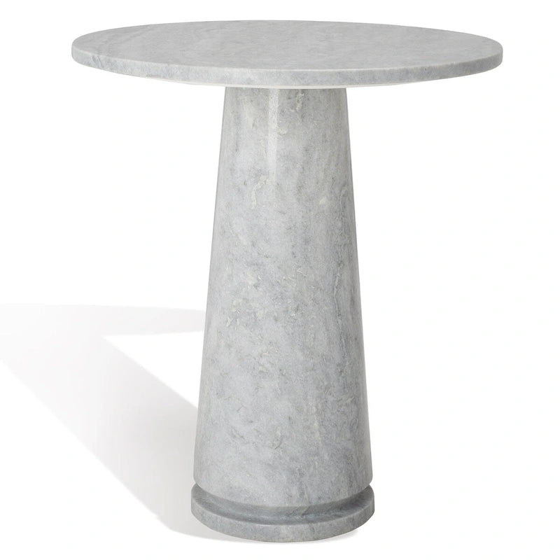 Table d'appoint ronde haute en marbre SAFAVIEH Couture Ghicu - 56 cm L x 53 cm P x 61 cm H