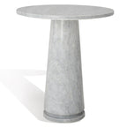 Table d'appoint ronde haute en marbre SAFAVIEH Couture Ghicu - 56 cm L x 53 cm P x 61 cm H