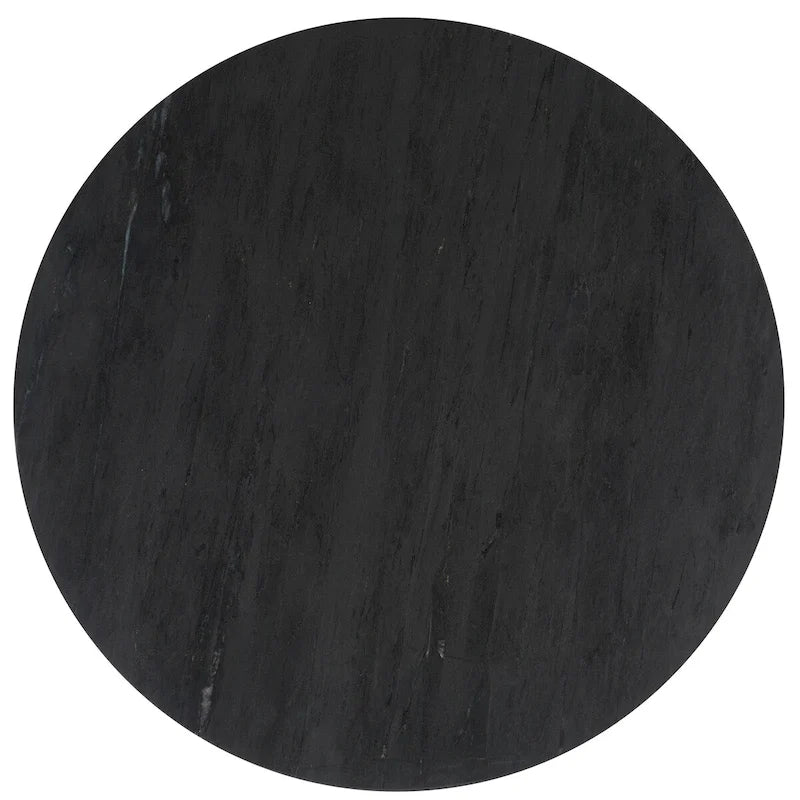 Table d'appoint ronde haute en marbre SAFAVIEH Couture Ghicu - 56 cm L x 53 cm P x 61 cm H