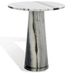 Table d'appoint ronde haute en marbre SAFAVIEH Couture Ghicu - 56 cm L x 53 cm P x 61 cm H