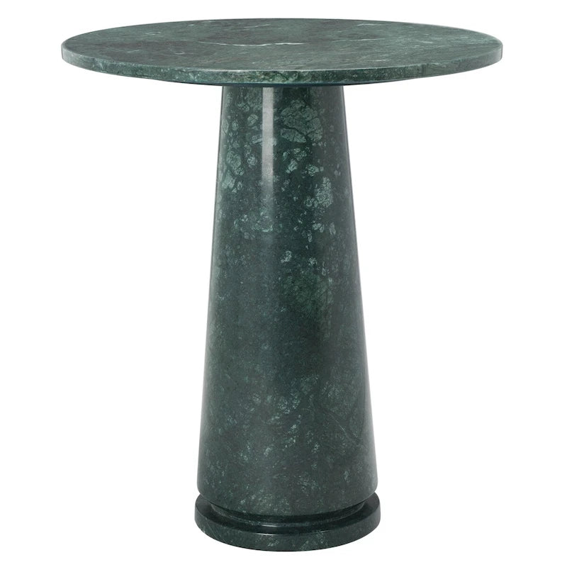 Table d'appoint ronde haute en marbre SAFAVIEH Couture Ghicu - 56 cm L x 53 cm P x 61 cm H