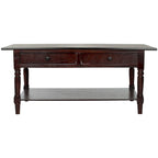 Table basse SAFAVIEH Bama grise à 2 tiroirs - 41,7 cm L x 21,7 cm P x 18,5 cm H - 42 cm L x 22 cm P x 19 cm H