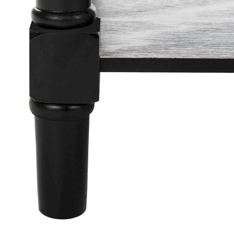 Table basse SAFAVIEH Bama grise à 2 tiroirs - 41,7 cm L x 21,7 cm P x 18,5 cm H - 42 cm L x 22 cm P x 19 cm H