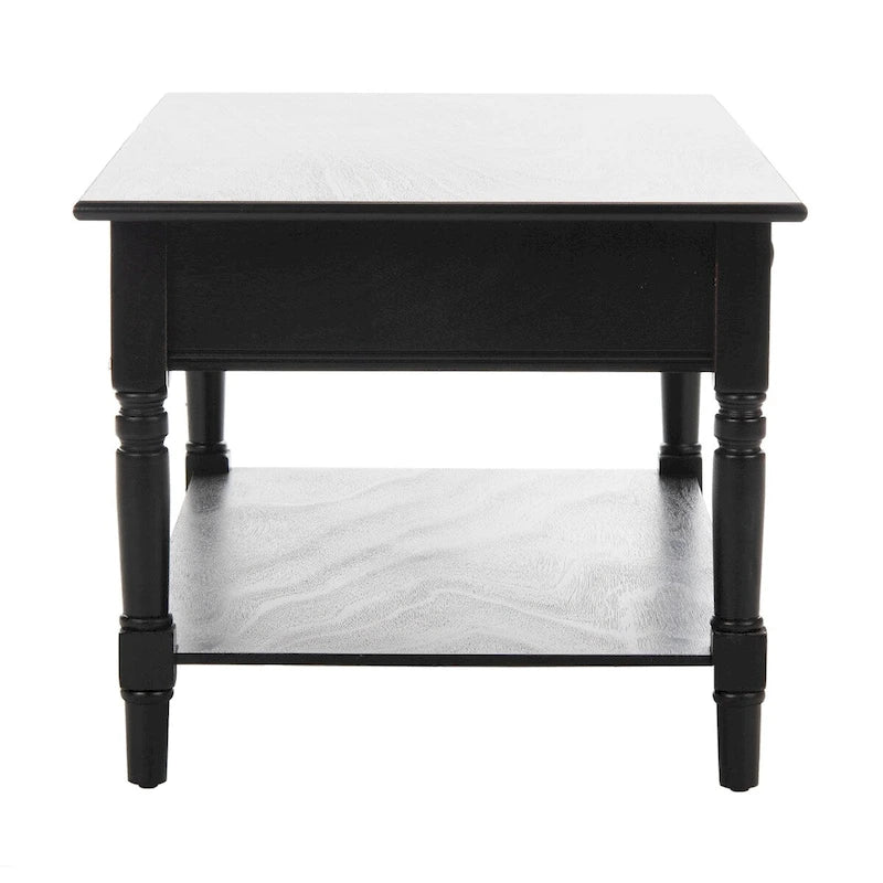 Table basse SAFAVIEH Bama grise à 2 tiroirs - 41,7 cm L x 21,7 cm P x 18,5 cm H - 42 cm L x 22 cm P x 19 cm H