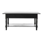 Table basse SAFAVIEH Bama grise à 2 tiroirs - 41,7 cm L x 21,7 cm P x 18,5 cm H - 42 cm L x 22 cm P x 19 cm H