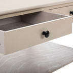 Table basse SAFAVIEH Bama grise à 2 tiroirs - 41,7 cm L x 21,7 cm P x 18,5 cm H - 42 cm L x 22 cm P x 19 cm H